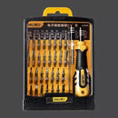 DELI 33 In 1 Precision Electronics Repair Screwdriver Tweezer DIY Toolkit For Tablets Phone Computer Laptop PC Watch