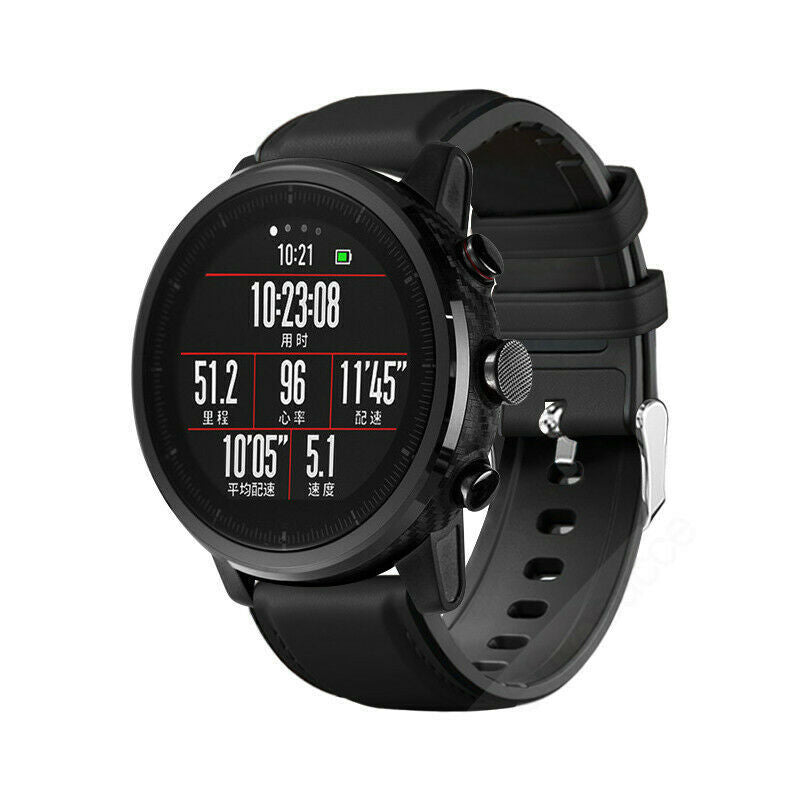 Bakeey 22MM Silicone and Leather Watch Band for Amazfit GTR 47MM HUAWEI GT Smart Watch