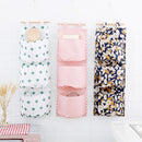 Fancy Oxford Cloth Storage Bag Door Hanging Multi-Layer Storage Bag