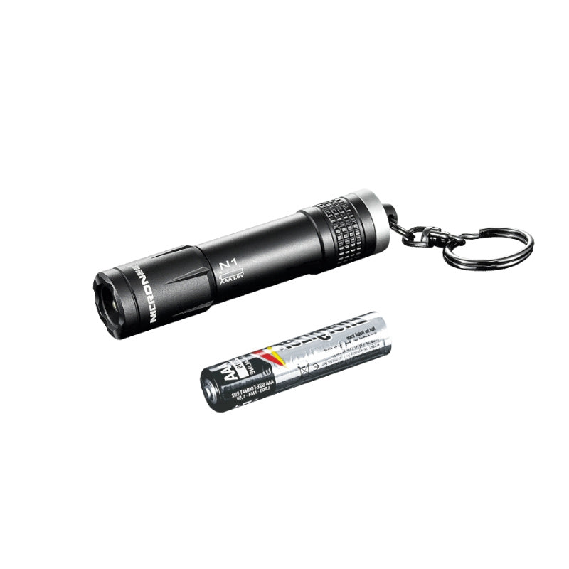 NICRON N1 AAA EDC Flashlight Mini KeyChain Light Waterproof LED Mini Torch Work Lamp Outdoor Hunting Camping Emergency Lantern