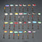 ZANLURE 30pcs Metal Fishing Lure Minnow Poper Pike Salmon Bait Bass Trout Fish with Hook