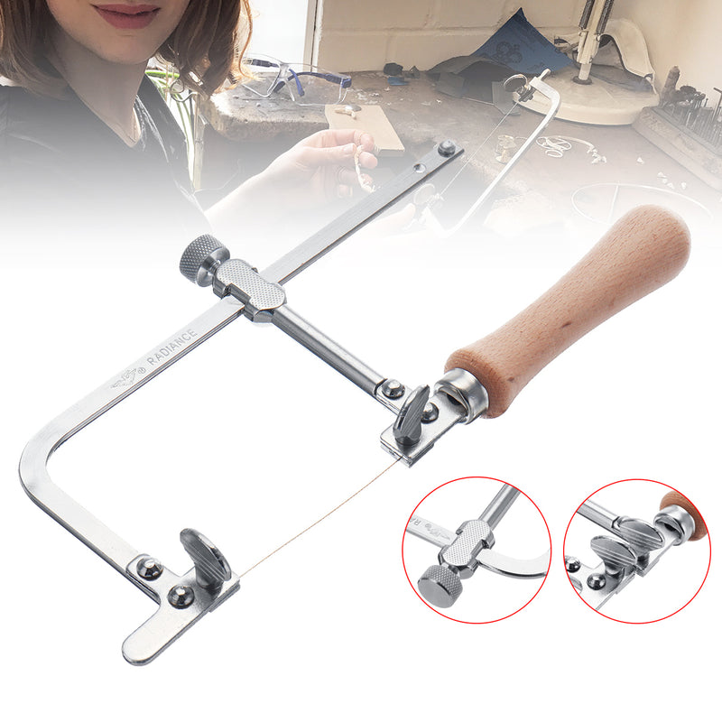 Adjustable Saw Frame with Blade Hand Craft Tool Jeweler Making Repair Tool