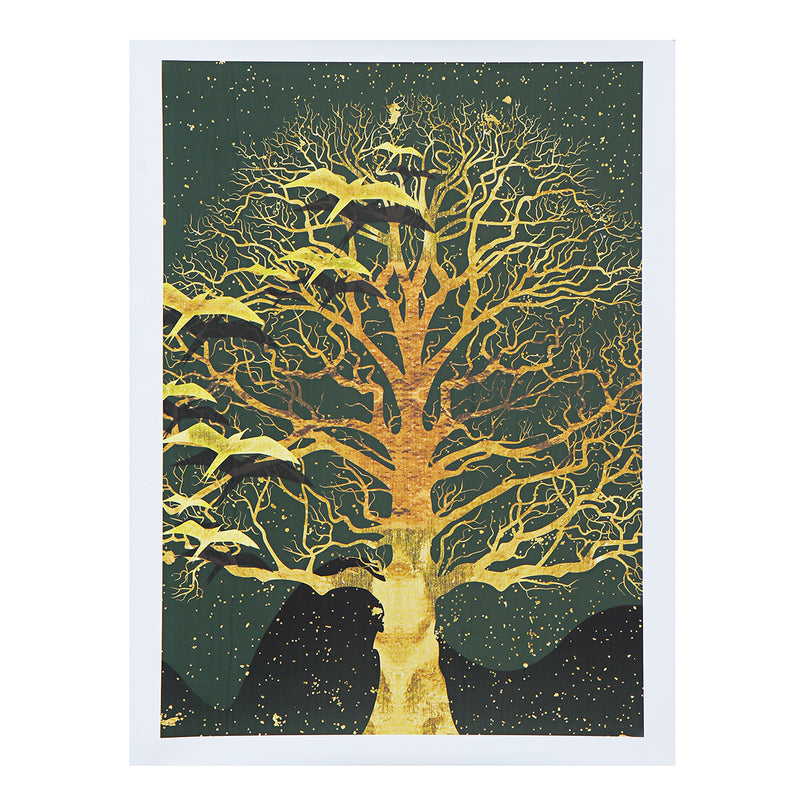 2Pcs Modern Tree Canvas Print Paintings Wall Art Unframed Picture Home Decor