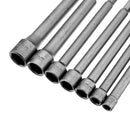 Drillpro 7pcs 1/4 Inch Hex Socket Adapter 5-12mm Magnetic Nut Driver Drill Bit Adapter