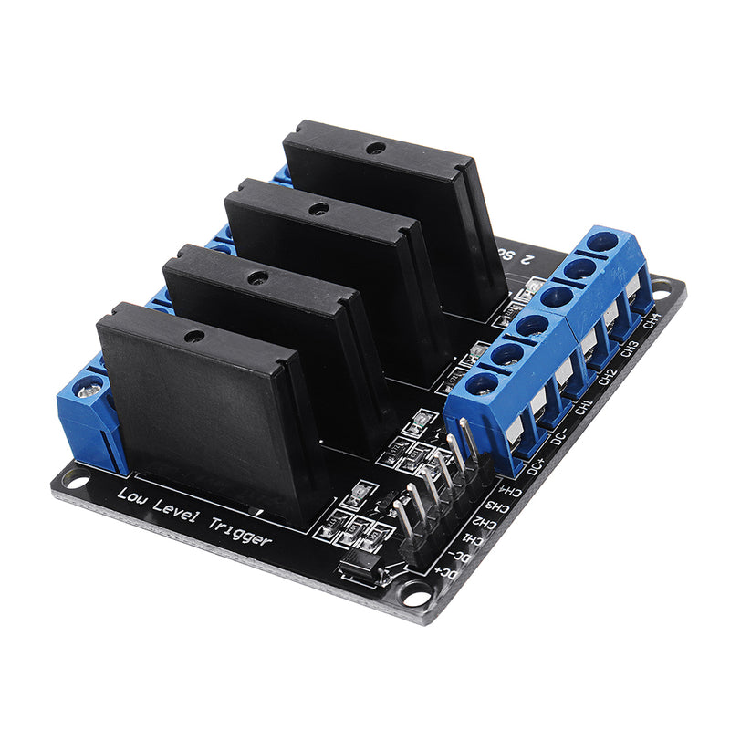 4 Channel DC 12V  Relay Module Solid State High and low Level Trigger 240V2A