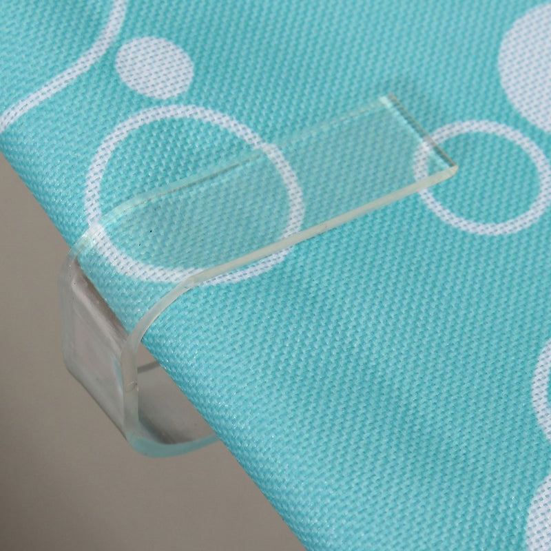 8pcs/lot Clear Plastic Transparent Tablecloth Cover Clips for Wedding Props Table Skirting Buckle