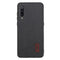 Bakeey Fabric Splice Soft Edge Protective Case+Tempered Glass Screen Protector +Lens Protector For Xiaomi Mi 9 / Mi 9 Transparent Edition-Black