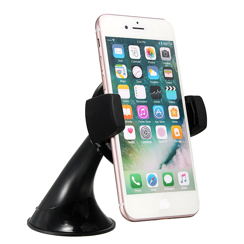 Qi 5V 2A Wireless Car Charger Dock Wind Shield Mount Phone Holder For Mobile Phone