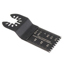 Drillpro 10Pcs 35mm Plastic Wood Oscillating Saw Blade Multitool Quick Release Saw Blade Kit Oscillating Tools for Fein Multimaster Porter C-able Dremel Craftsman Ridgid Ryobi Makita