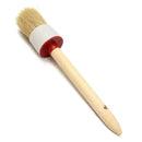 Wooden Handle Wax Brush Round Paint Chalk Oil Bristle Tool Kit for Coating Clearning
