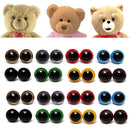 80Pcs 12mm 8Colors Plastic Safety Eyes Washers Kids Teddy Bear Doll Animal Toys Handmade Craft Tool