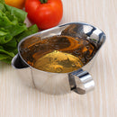 304 Stainless Steel Kitchen Oil Filter Bowl Soup Fat Separator Strainer Cooking Tool