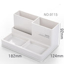Deli 9115 Pen Pencil Holder Home Office Multifunctional Stationery Cosmetic Makeup Brushes Storage Box