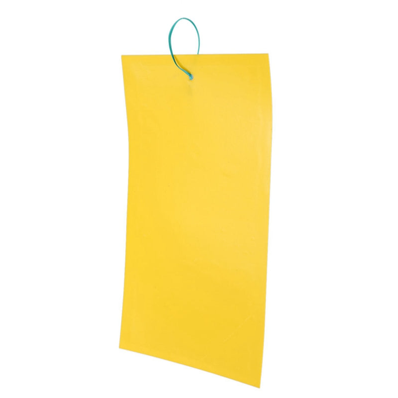10x Yellow Sticky Glue Flying Pest Insect Papers Traps Catchers Bug Size:25