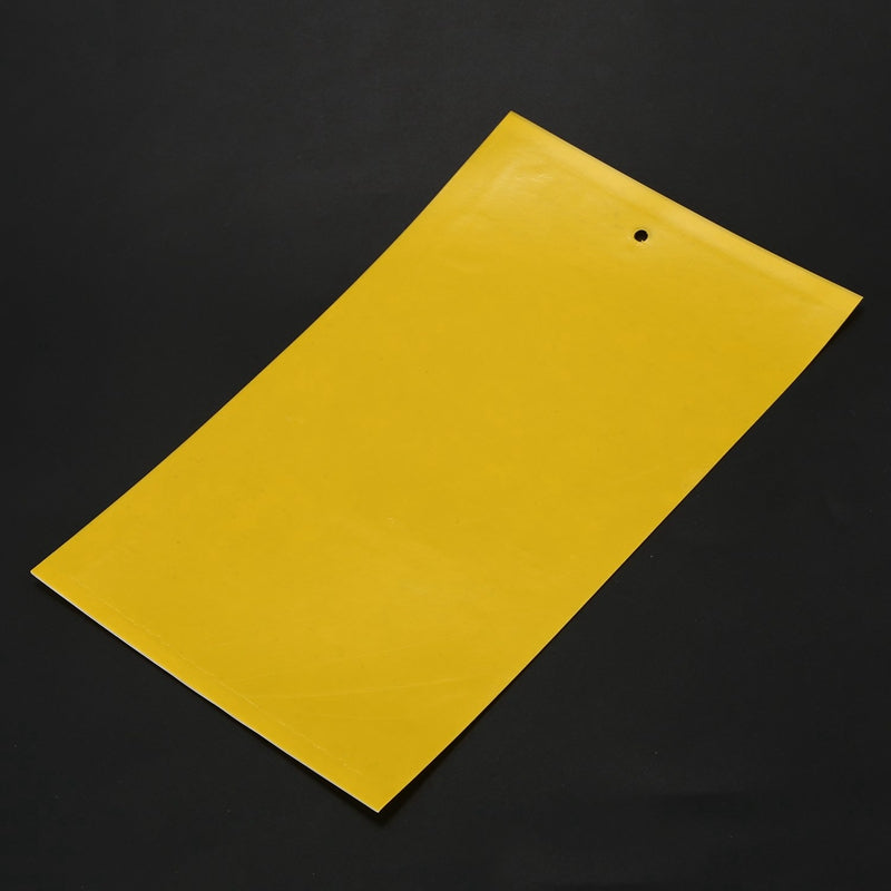 10x Yellow Sticky Glue Flying Pest Insect Papers Traps Catchers Bug Size:25