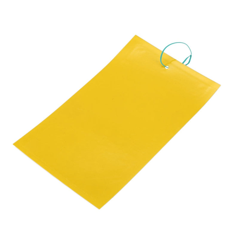 10x Yellow Sticky Glue Flying Pest Insect Papers Traps Catchers Bug Size:25