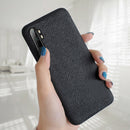 Bakeey Luxury Fabric Splice Soft Silicone Edge Shockproof Protective Case For Xiaomi Mi Note 10 / Mi Note 10 PRO/ Xiaomi Mi CC9 pro