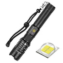 XANES A85 XHP50 Flashlight 3 Modes Waterproof USB Chargeable Zoomable Work Lamp Camping Hunting Torch Light