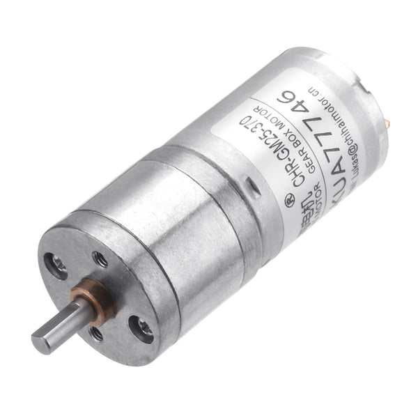 CHIHAI CHR-GM25-370 Motor DC 24V 1:98.8 60rpm Permanent Magnet Micro Gear Motor