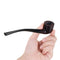 Man High-end Ebony Wooden Enchase Smoking Filter Pipe Long Handle Water Pipe