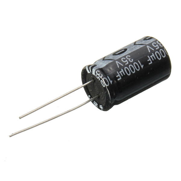 Geekcreit 10pcs 35V 1000uF Electrolytic Capacitor Low ESR 13 x 20mm