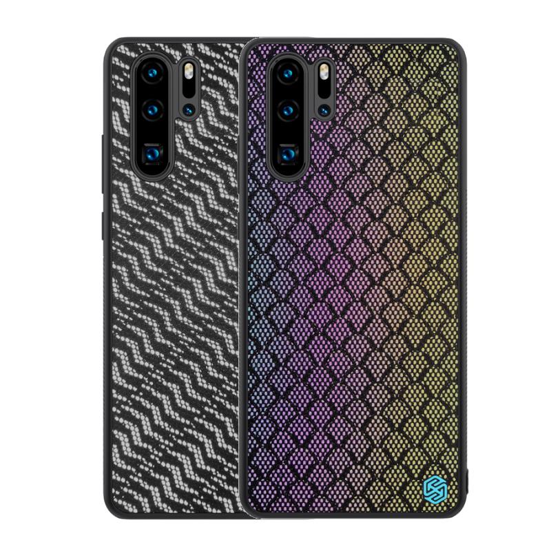 NILLKIN Woven Polyester Mesh Reflective Anti-fingerprint Protective Case for HUAWEI P30 Pro 2019