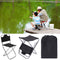 ZANLURE 2 In 1 Folding Fishing Chair Camping Picnic Beach Seat Portable Stool