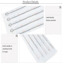 100/200Pcs Surgical Stainless Steel 50pcs Mixed Beauty Needles Tattoo Needles 10 Sizes Round Liner Shader 3RL/ 5RL/ 7RL/ 9RL/5RS/ 7RS/ 9RS/ 5M1/ 7M1/ 9M1/ Mix Size