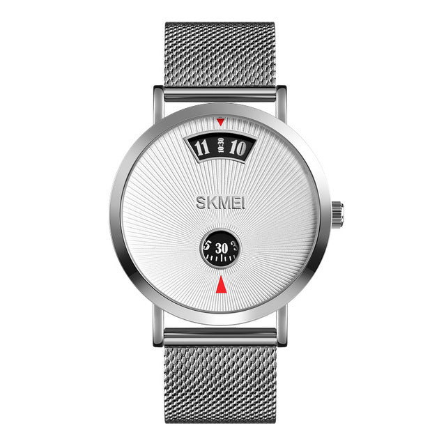 SKMEI 1489 Creative Dial Design 30M Waterproof  Business Style Men Watch Quartz Watch