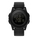 SANDA 337 Digital Watch LED Waterproof PU Leather Sports Student Watch