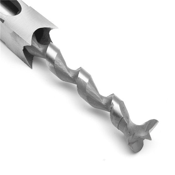 2pcs 10mm/16mm Square Hole Saw Drill Bit Mortising Chisel Auger Drill Bit Wood Working Tool