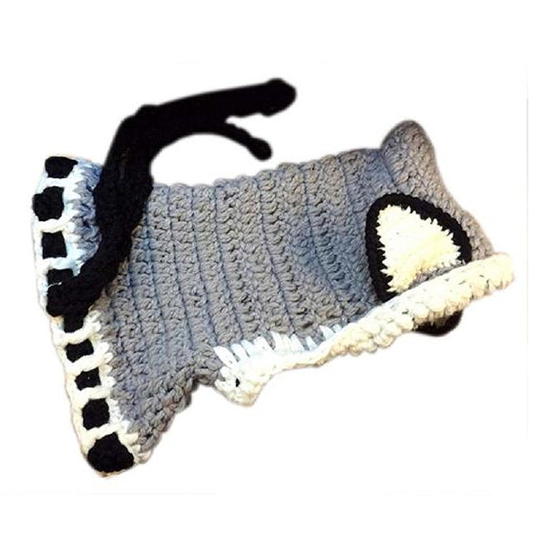 Winter Beanie Baby Sweater Fox Kids Girls Boys Wool Warm Scarf Hood holds H Y7W1