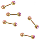 Colorful TITANIUM TRAGUS CARTILAGE Helix Ear Rings Stud Barbell Piercing Je H3Y9
