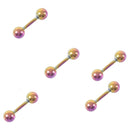 Colorful TITANIUM TRAGUS CARTILAGE Helix Ear Rings Stud Barbell Piercing Je H3Y9
