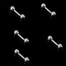 Colorful TITANIUM TRAGUS CARTILAGE Helix Ear Rings Stud Barbell Piercing Je H3Y9