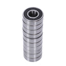 6203RS Shielded Deep Groove Radial Ball Bearings 17mmx40mmx12mm 10Pcs U8B2