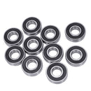 6203RS Shielded Deep Groove Radial Ball Bearings 17mmx40mmx12mm 10Pcs U8B2