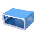 9.8" x 7.5" x 4.3" Blue Metal Enclosure Project Case DIY Junction Box H4Q6