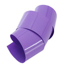 2M 43mm 27mm Dia PVC Heat Shrink Tubing Purple for 1 x 26650 Battery H2S8