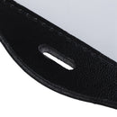 Faux Leather Horizontal Name Tag ID Work Badge Card Holder 10pcs Black R5H7