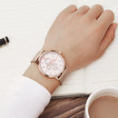 NAVIFORCE 3003 Working Little Dials Waterproof Quartz Watch Mesh Steel Ultra Thin Men Watch