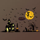 Miico XL891 Cartoon Sticker Halloween Sticker Removable Wall Sticker Room Decoration - Witch