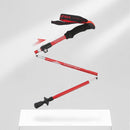 XINDA 115/135cm 5 Sections Trekking Pole Aluminum Alloy Outdoor Sports Climbing Hiling Stick