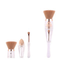 ZOREYA Three-in-one Makeup Brushes Multi-function Combination Portable One Makeup Brush