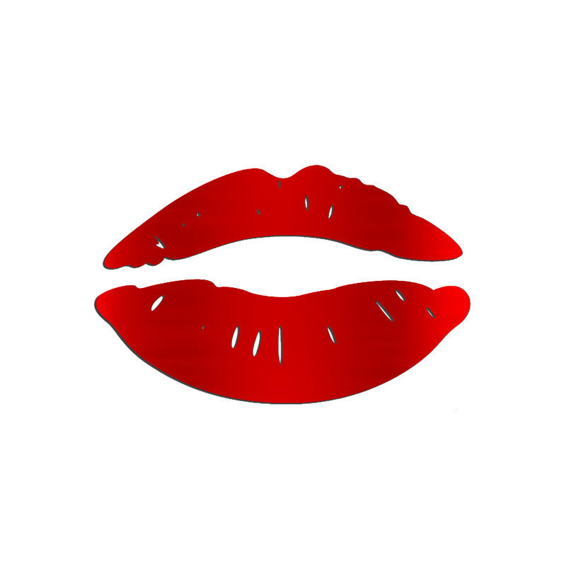 3D Mirror Lip Makeup Wall Stickers Creative Art Wallpaper Decal Decorations For Bathroom Living Room