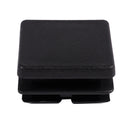 Square Table Chair Leg Tube Pipe Feet Insert Cap 25mmx25mm 30pcs Black Z4S3