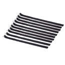 Nylon Invisible Concealed Zip Zipper 14 Inch 10 Pcs Black F6Q1