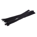 Nylon Invisible Concealed Zip Zipper 14 Inch 10 Pcs Black F6Q1