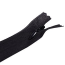 Nylon Invisible Concealed Zip Zipper 14 Inch 10 Pcs Black F6Q1