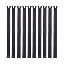 Nylon Invisible Concealed Zip Zipper 14 Inch 10 Pcs Black F6Q1